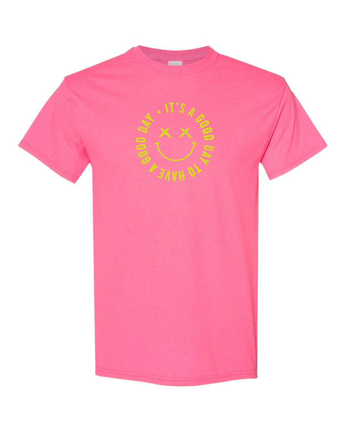 It's A Good Day Tee [neon pink/yellow]