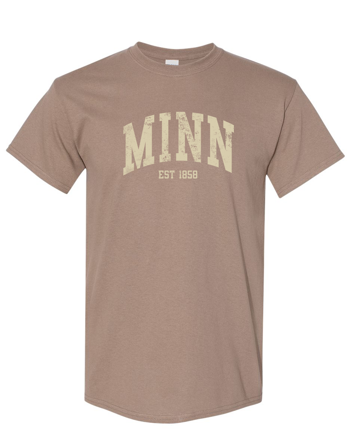 RESTOCKED: MINN Est 1858 Unisex Tee [mocha/cream]