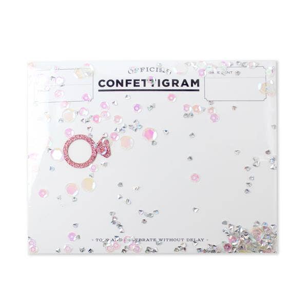 Bubbly Bride Confettigram