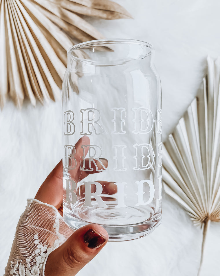 bride, bride, bride  [pop can glass]