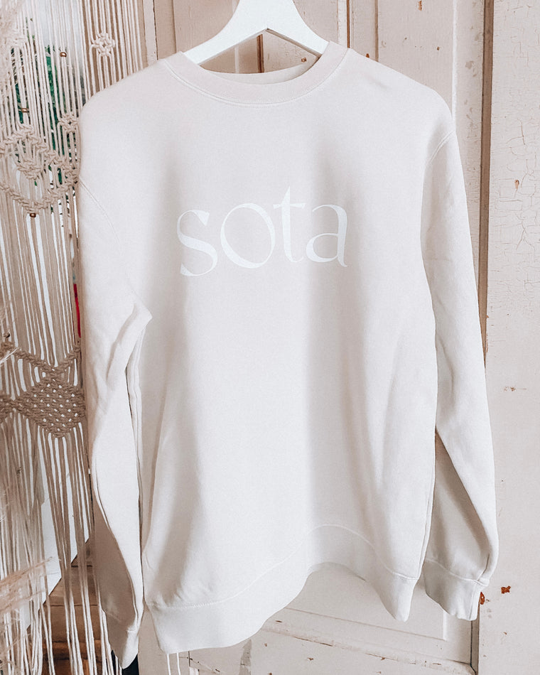 SOTA classico sweatshirt [pigment ivory]