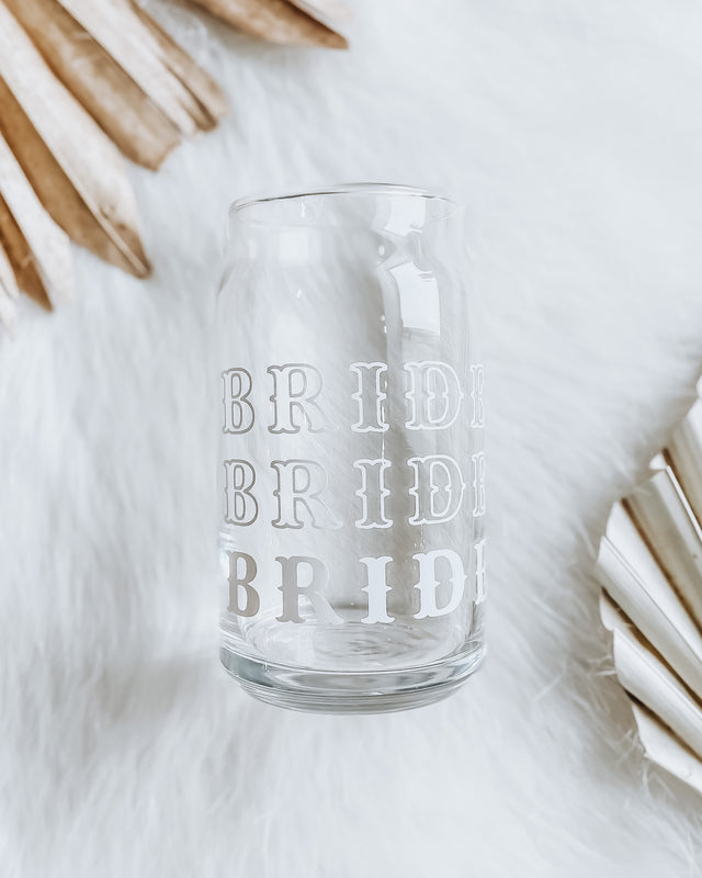 bride, bride, bride  [pop can glass]
