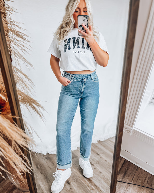 MINN Est 1858 Unisex Tee [h grey/blk]