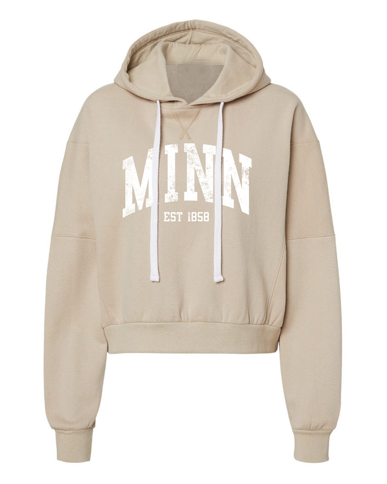 MINN Est 1858 Crop Sweatshirt [taupe]